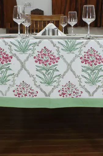 Handmade Table Cloth Block Print Napkins