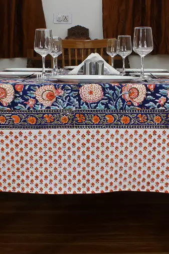 Handmade Table Cloth Block Print Napkins