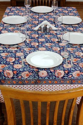 Handmade Table Cloth Block Print Napkins