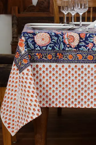Handmade Table Cloth Block Print Napkins