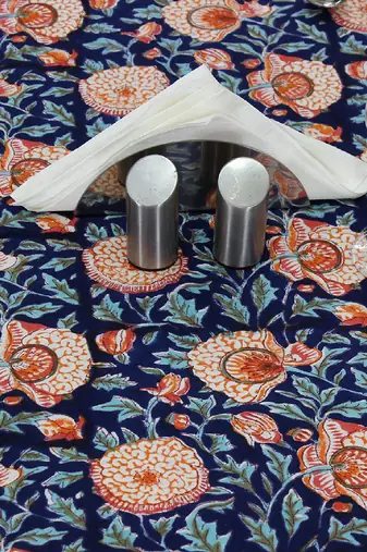 Handmade Table Cloth Block Print Napkins