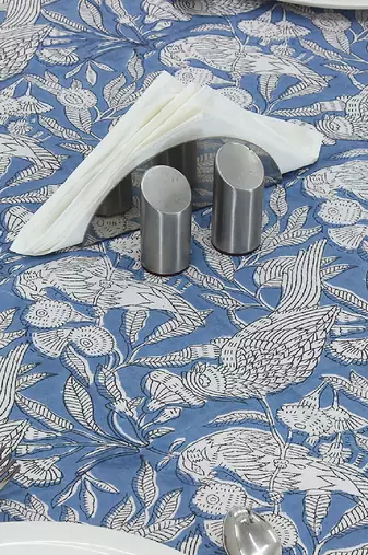 Handmade Table Cloth Block Print Napkins