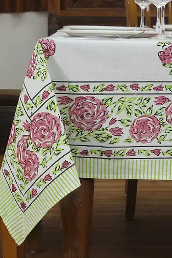 Handmade Table Cloth Block Print Napkins