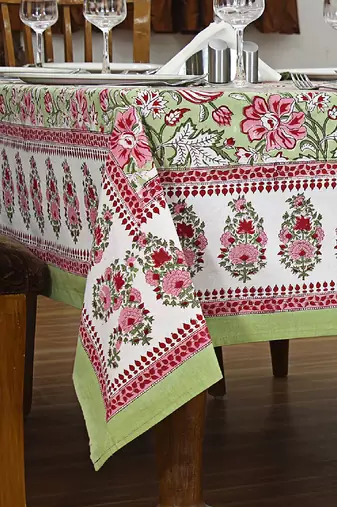 Handmade Table Cloth Block Print Napkins