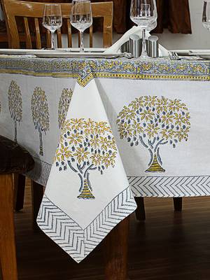 Handmade Table Cloth Block Print Napkins 4