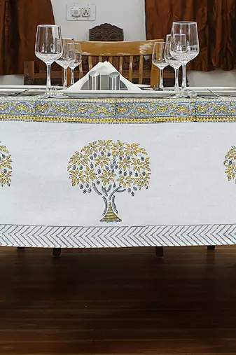 Handmade Table Cloth Block Print Napkins