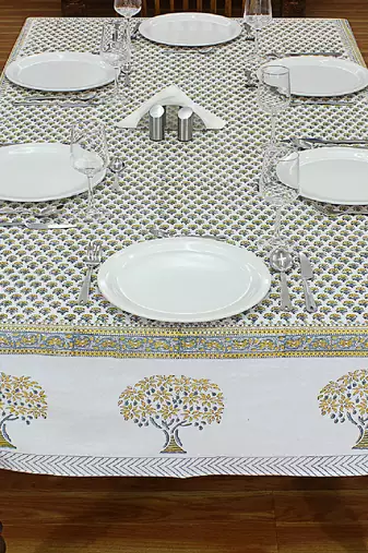 Handmade Table Cloth Block Print Napkins