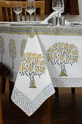 Handmade Table Cloth Block Print Napkins