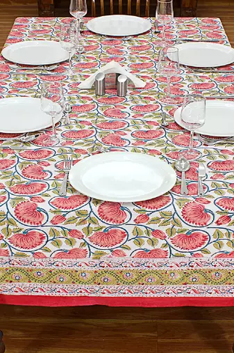 Handmade Table Cloth Block Print Napkins