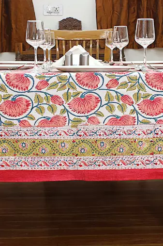 Handmade Table Cloth Block Print Napkins