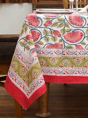 Handmade Table Cloth Block Print Napkins 3