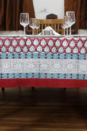 Handmade Table Cloth Block Print Napkins