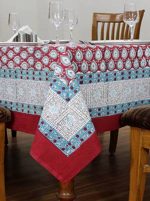 Handmade Table Cloth Block Print Napkins 4