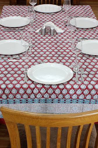 Handmade Table Cloth Block Print Napkins