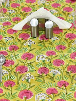 Handmade Table Cloth Block Print Napkins 4