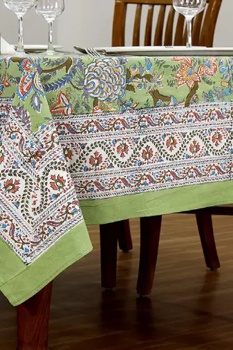 Handmade Table Cloth Block Print Napkins