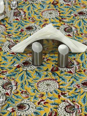 Handmade Table Cloth Block Print Napkins 4