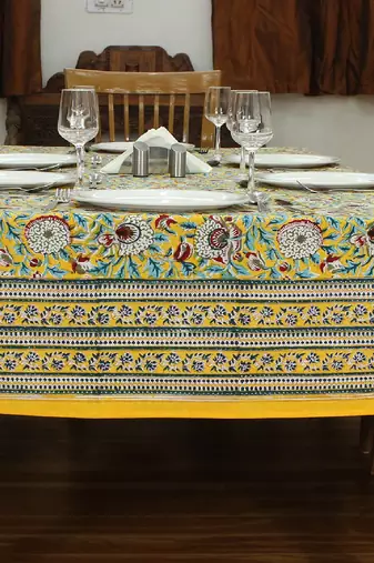 Handmade Table Cloth Block Print Napkins
