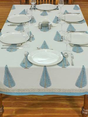 Handmade Table Cloth Block Print Napkins 1