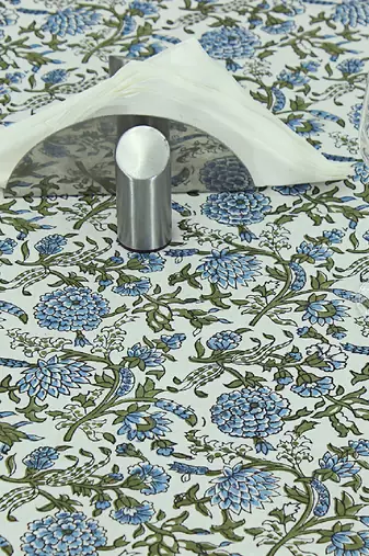 Handmade Table Cloth Block Print Napkins