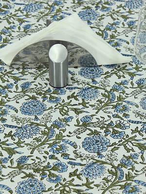 Handmade Table Cloth Block Print Napkins 4