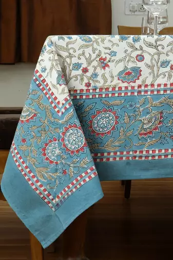 Handmade Table Cloth Block Print Napkins