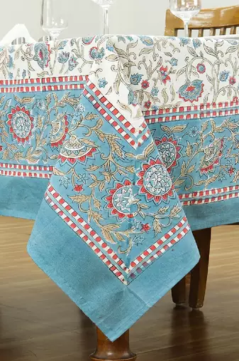 Handmade Table Cloth Block Print Napkins