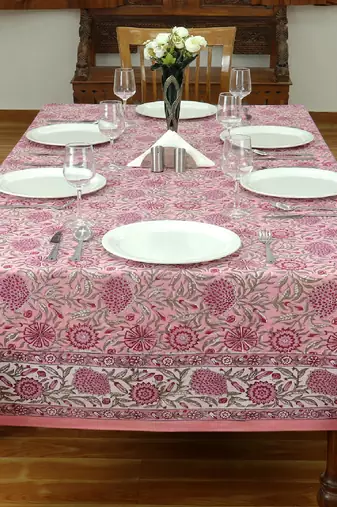 Handmade Table Cloth Block Print Napkins