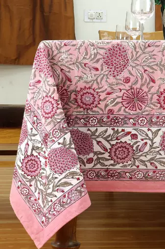 Handmade Table Cloth Block Print Napkins