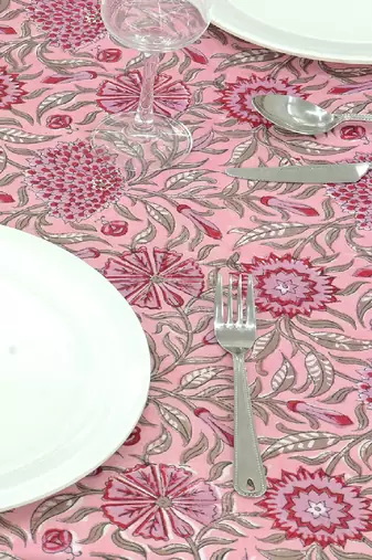 Handmade Table Cloth Block Print Napkins