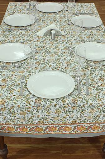 Handmade Table Cloth Block Print Napkins