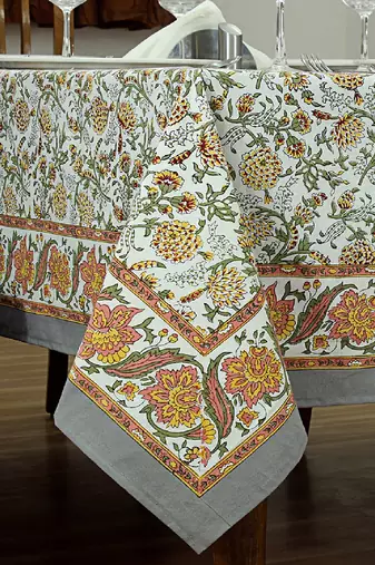 Handmade Table Cloth Block Print Napkins