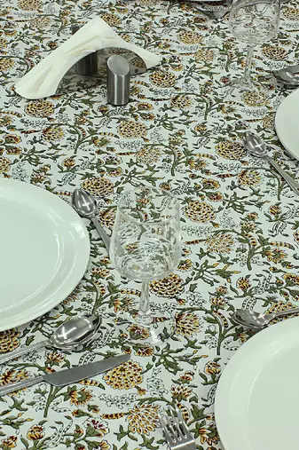 Handmade Table Cloth Block Print Napkins