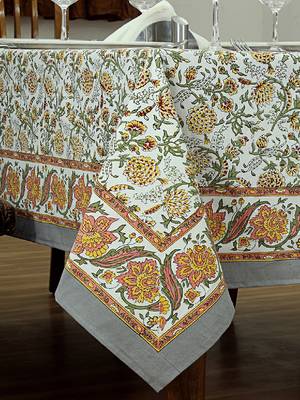 Handmade Table Cloth Block Print Napkins 3