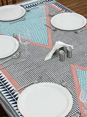 Handmade Table Cloth Block Print Napkins 3