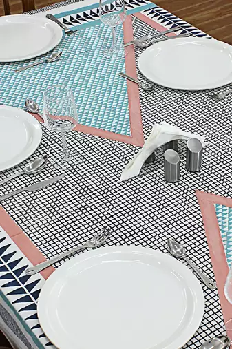 Handmade Table Cloth Block Print Napkins