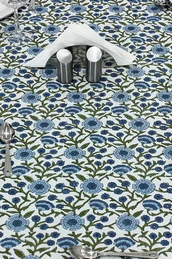 Handmade Table Cloth Block Print Napkins