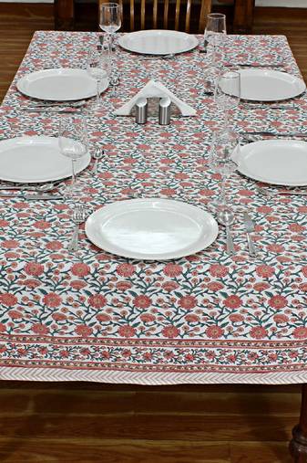 Handmade Table Cloth Block Print Napkins