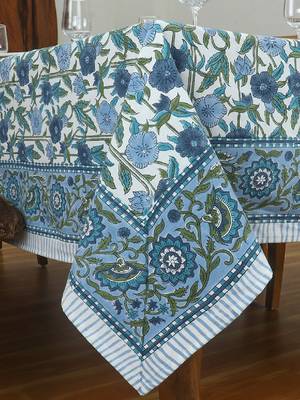 Handmade Table Cloth Block Print Napkins 4