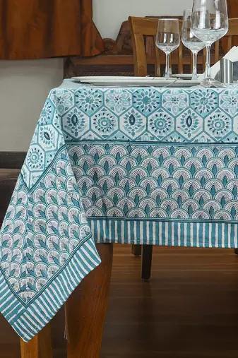 Handmade Table Cloth Block Print Napkins