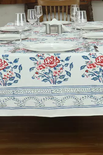 Handmade Table Cloth Block Print Napkins
