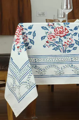 Handmade Table Cloth Block Print Napkins