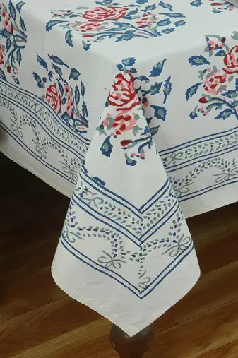 Handmade Table Cloth Block Print Napkins