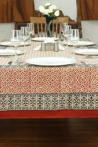 Handmade Table Cloth Block Print Napkins