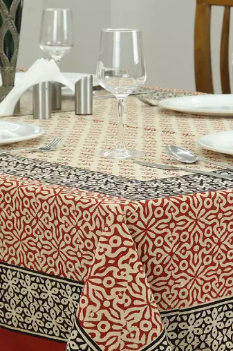 Handmade Table Cloth Block Print Napkins