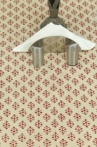 Handmade Table Cloth Block Print Napkins