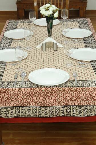 Handmade Table Cloth Block Print Napkins