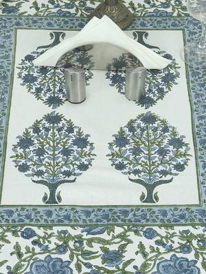 Handmade Table Cloth Block Print Napkins 4