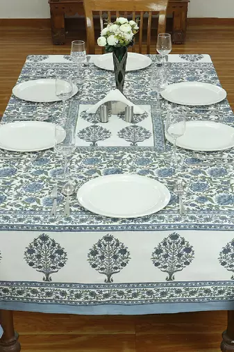 Handmade Table Cloth Block Print Napkins