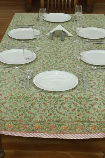 Handmade Table Cloth Block Print Napkins